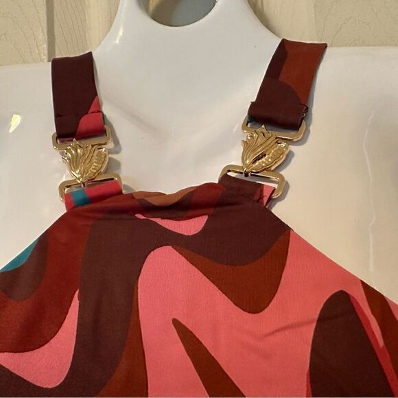 Bahari Bahamas Lycaya bodycon dress with seashell accents Med, NWT- stretchy - Picture 8 of 10